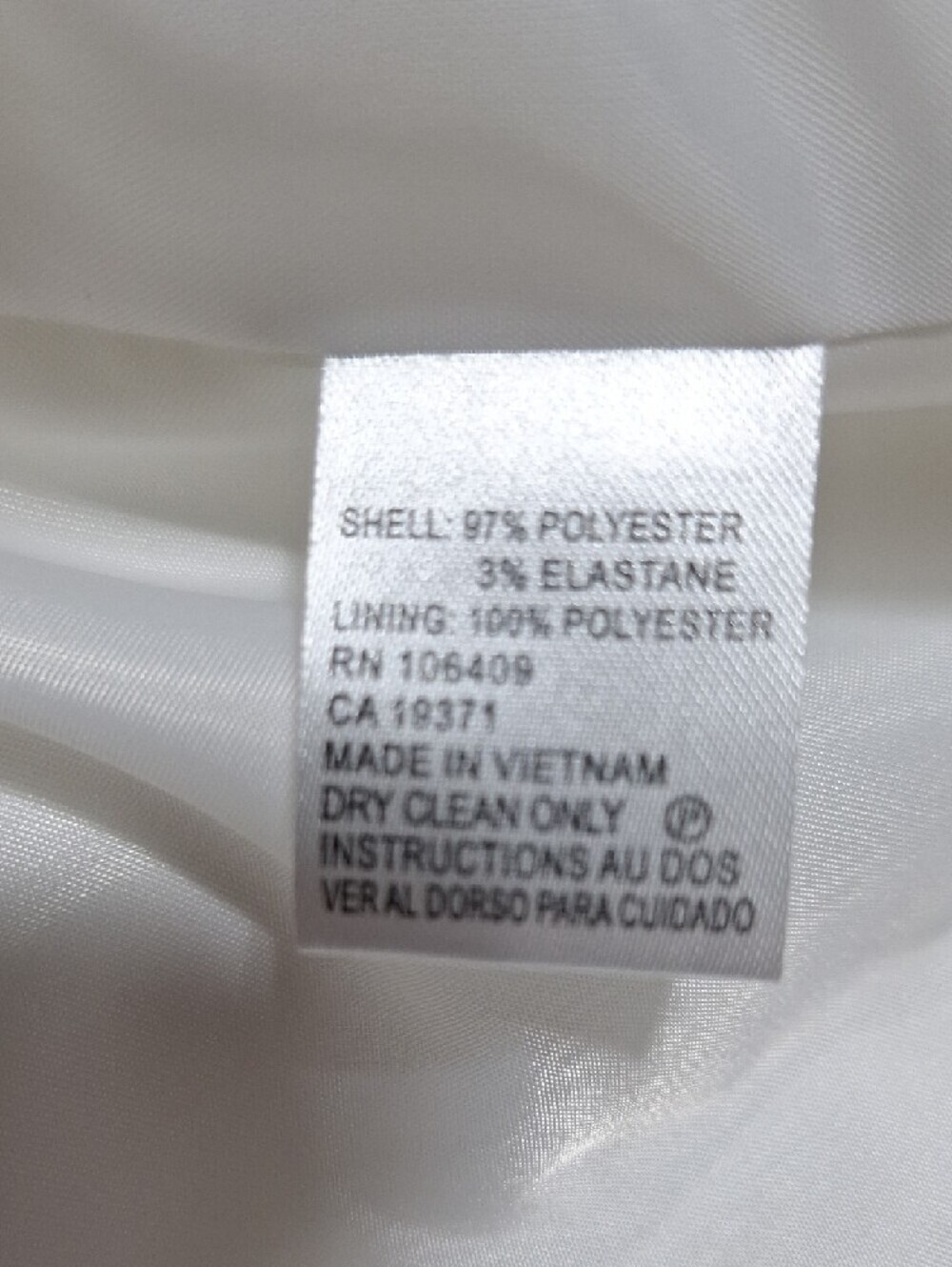 NWT Tahari White  Ruffle-Front Blazer Jacket - Picture 10 of 17